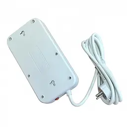 Мережевий фільтр подовжувач 2 метри на 3 розетки, 4 USB 3.4A, 2 Type-C з вимикачем та заземленням 3000Вт 16А Power Socket J07 білий - мініатюра 9