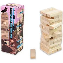 Настільна гра Strateg Jenga Tale 48 брусків (30966) - мініатюра 2