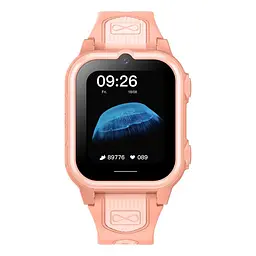 Дитячий розумний смарт годинник Lemfo D31 з GPS трекером, 4G SIM-картою, відеодзвінками, кнопкою SOS та Wi-Fi для дітей Рожевий - мініатюра 2