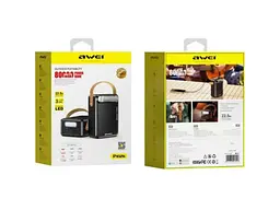 Зовнішній акумулятор (Power Bank) Awei P102K 80000mAh 22.5W Black - мініатюра 2