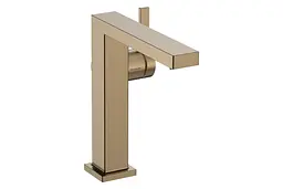 Змішувач для умивальника Hansgrohe Tecturis E CoolStart EcoSmart+ без донного клапана brushed bronze 73041140