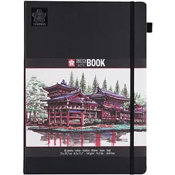 Блокнот Sakura Sketch 21х29 7 см 140 г/м2 80 л кремово-білий