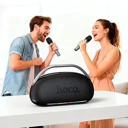 Акустика-караоке HOCO Melody портативний BT speaker HT2 |BT5.4/USB/TF/AUX, TWS, DSP, 300W, 8h| - мініатюра 2