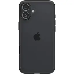 Прозорий чохол Spigen Ultra Hybrid Matte Black для iPhone 16 (ACS08201) - мініатюра 4