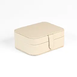 Органайзер для прикрас МВМ My Home Пектораль 160х120х65 мм бежевий (FH-54 BEIGE) - мініатюра 4