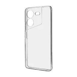 Прозрачный чехол для TECNO Pova 5 4G с защитой камеры, тонкий, силиконовый, бесцветный, ударопрочный, противоударный бампер с закрытой камерой, ArmorStandart (ARM68909)