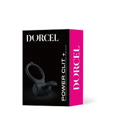 Ерекційне кільце Dorcel Power Clit Plus з вібрацією, перезаряджається, з язичком та щіточкою - мініатюра 6