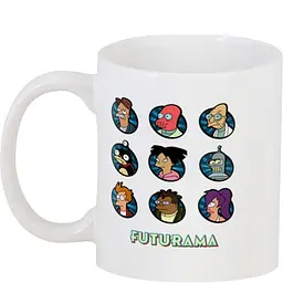 Кухоль GeekLand Футурама Futurama 02.37.593 330 мл білий - мініатюра 3