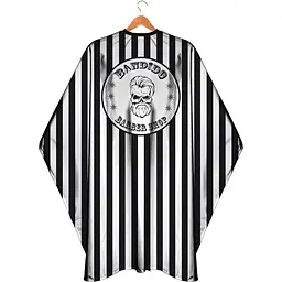 Пеньюар Bandido Star Barber Cape Thick Strips