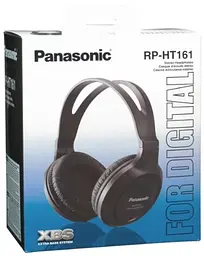 Дротові повнорозмірні навушники Panasonic RP-HT161E-K (Чорний) - мініатюра 5