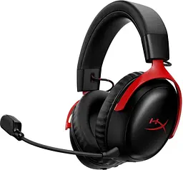 Навушники HyperX Cloud III S Wireless/USB-A/USB-C Black/Red (A59Z0AA)