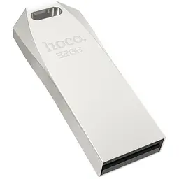 USB флеш накопичувач Hoco UD4 32GB USB 2.0 металевий сріблястий