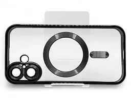 Чохол-накладка BeCover TPU Chrome Case MagSafe для Apple iPhone 16 Black (712070) - мініатюра 4