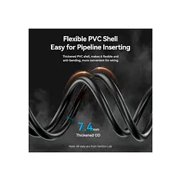 Кабель мультимедійний HDMI M to HDMI F 5.0m V2.0 4K60Hz Vention (AHCBJ) - мініатюра 10