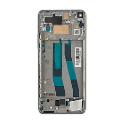 Дисплей для смартфона Xiaomi 11 Lite 5G NE 11T Lite (2021) серебристый (в сборе с тачскрином)(с рамкой)(Service) - миниатюра 2