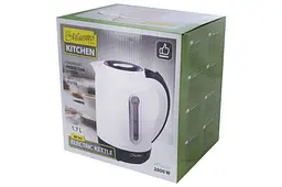 Електрочайник Maestro MR-041-White 1.7 л 2000 Вт біло-чорний - мініатюра 4