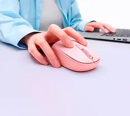 Миша Baseus Wireless Mouse F01B Baby Pink Tri-Mode (B01055503413-00) [99874] - мініатюра 7