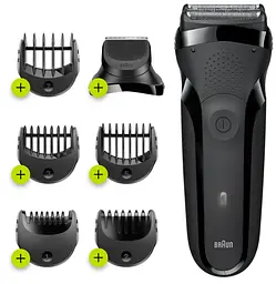 Електробритва Braun Series 3, 300BT Black чоловіча - мініатюра 3