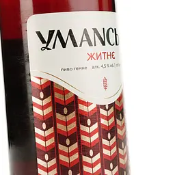 Пиво Уманьпиво Уманське Житнє темне 4.5% 0.5 л - мініатюра 4