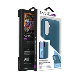 Чохол MAKE Samsung A57 Silicone Aura Blue - мініатюра 5