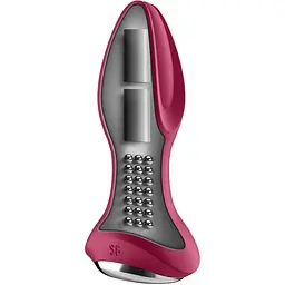 Анальна смарт вібропробка із перлинним масажем Satisfyer Rotator Plug 2+ Violet - мініатюра 3