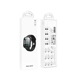 Смарт-годинник Hoco Y30 Smart sports watch (call version) Black - мініатюра 5
