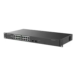 Маршрутизатор комутатор Ruijie Reyee RG-ES118GS-P-L (16 + 2 портові) Rack-mountable металевий корпус - мініатюра 2