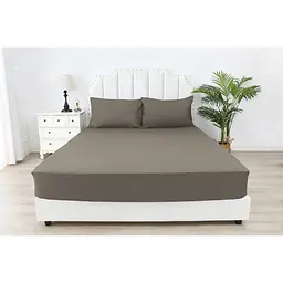 Простирадло на гумці Soho Coffee 160 х 200 см (03-BT-1230-Coffee) - мініатюра 2