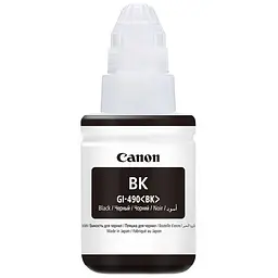 Чорнило Canon GI-490 Pixma G1400/G2400/G3400 (Чорний) (0663C001) 135мл