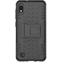 Чохол-накладка Toto Dazzle Kickstand 2 in 1 Case Samsung Galaxy M10 Black - мініатюра 6