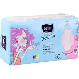 Прокладки гігієнічні Bella for Teens Sensitive normal 20 шт. - мініатюра 2