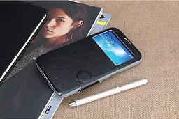 Чохол Yoobao Fashion Leather Case Samsung i9200 Galaxy Mega 6.3 black (LCSAMI9200-FBK) - мініатюра 2