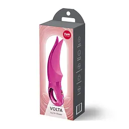 Вібратор для клітора Fun Factory VOLTA Magenta, гнучкий подвійний кінчик - мініатюра 9