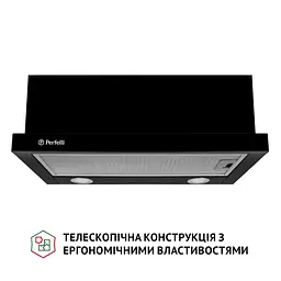 Витяжка телескопічна PERFELLI TL 6212 BL 700 LED - мініатюра 2