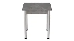 Стіл кухонний Ferrum-decor Агата 75x70x70 Білий ДСП Бетон 16мм (FRD-105555) - мініатюра 4