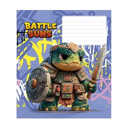 Зошит Школярик Battle Suns 12 аркушів коса лінія (012-3757C), в асортименті - мініатюра 5