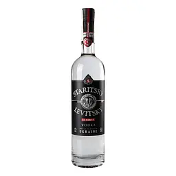 Горілка Staritsky&Levitsky Reserve, 40%, 0,5 л + 2 чарки (737943) - мініатюра 2