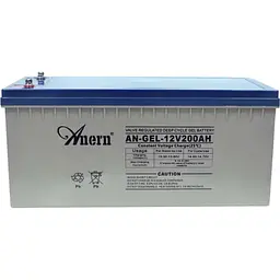 Акумулятор Anern GEL 12V 12V/200Ah/2400Wh [AN-GEL12-200] [125905] - мініатюра 2