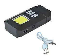 Електрозапальничка з LED ліхтариком USB запальничка імпульсна подарункова Lovers LV-6002 - мініатюра 6