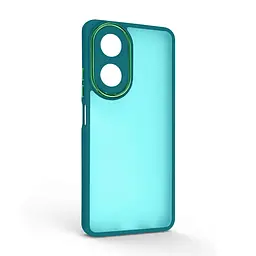 Защитный чехол для OPPO A58 4G, Shade, зеленый, TPU+PC, матовый, защита всего корпуса, панель-накладка, противоударный, с высокими бортами, амортизирует удары при падениях, ArmorStandart (ARM73441)