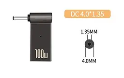 Адаптер PD 100W USB Type-C Female to DC Male Jack 4.0x1.35 mm – для заряджання ноутів ASUS