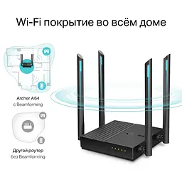 Бездротовий маршрутизатор TP-Link Archer A64 (6786908) - мініатюра 5