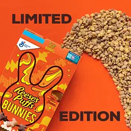 Сухий сніданок General Mills Reese's Puffs Bunnies Breakfast Cereal 557г - мініатюра 2