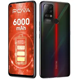 TECNO Pova 128 ГБ Dazzle Black (Grade C) Seller Refurbished - мініатюра 2