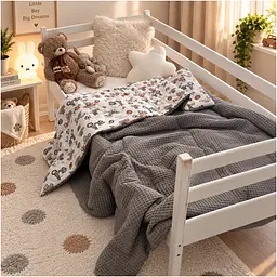 Плед дитячий MirSon Silky Waffle Retro Boys' World 150х220 см (2200013893158) - мініатюра 8