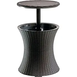 Стіл-бар пластиковий Keter Cool Bar Rattan коричневий