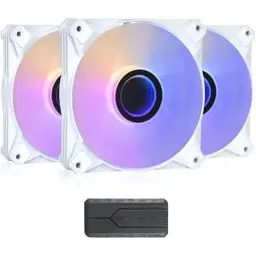 Кулер до корпусу DARKFLASH INF8 PRO 3IN1 WHITE - мініатюра 2