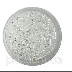 Декор піксі для дизайну нігтів Molekula Nails Crystal Pixie Сріблястий