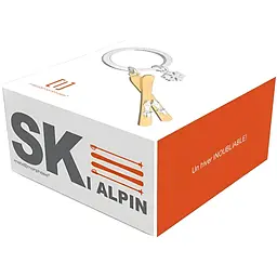 Брелок Metalmorphose Ski with Snowflake Charm (8000020592969) - мініатюра 2