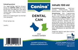 Гігієнічний засіб Canina Dental Can для усунення неприємного запаху у пащі собак, здоров'я зубів та ясен 100 мл - мініатюра 3